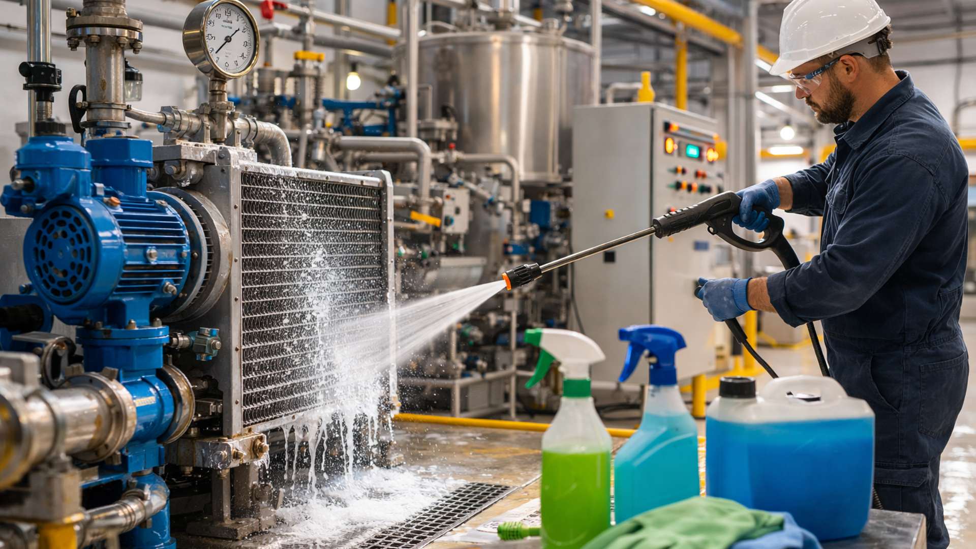 השפעת ניקוי תקופתי על עלויות תפעול במפעלים