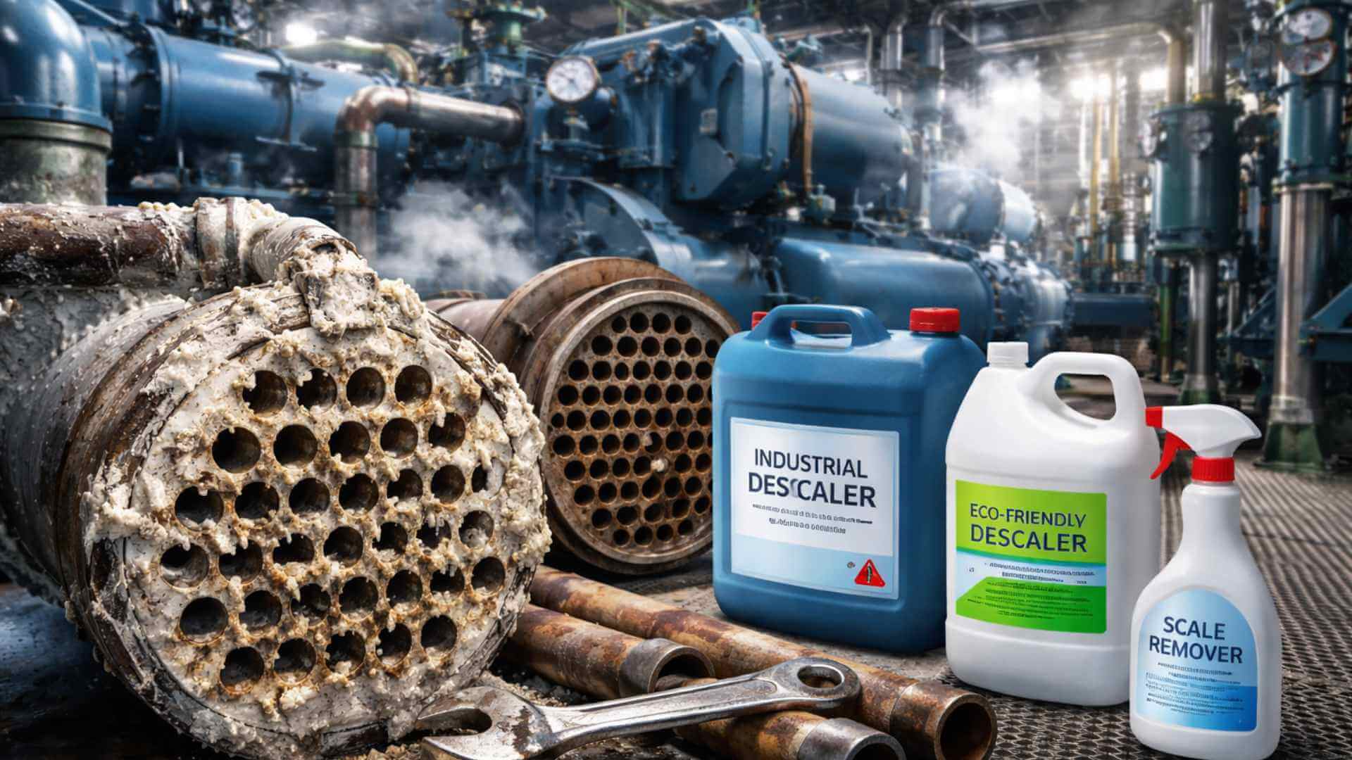 מסיר אבנית מתכלה לעומת מסירי אבנית כימיים רגילים