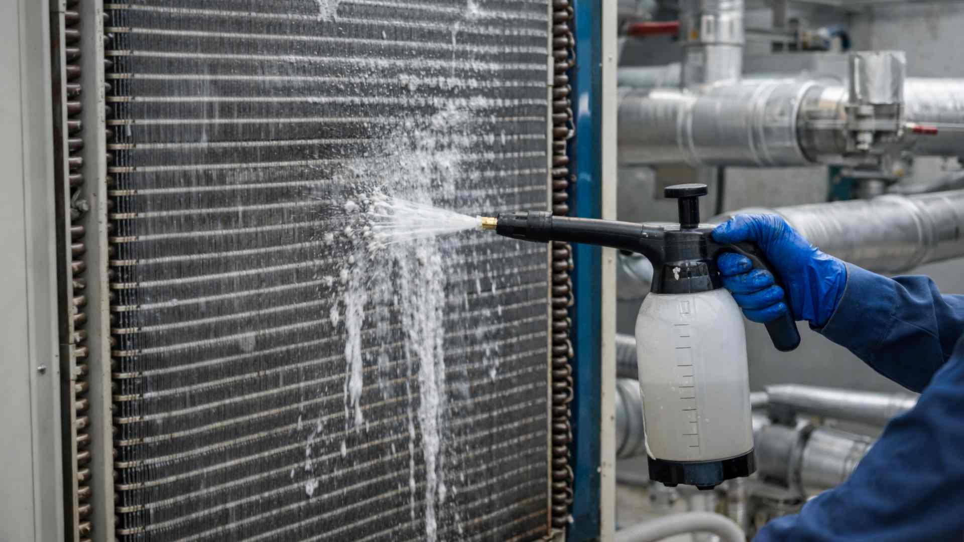 ניקוי סוללת מזגן