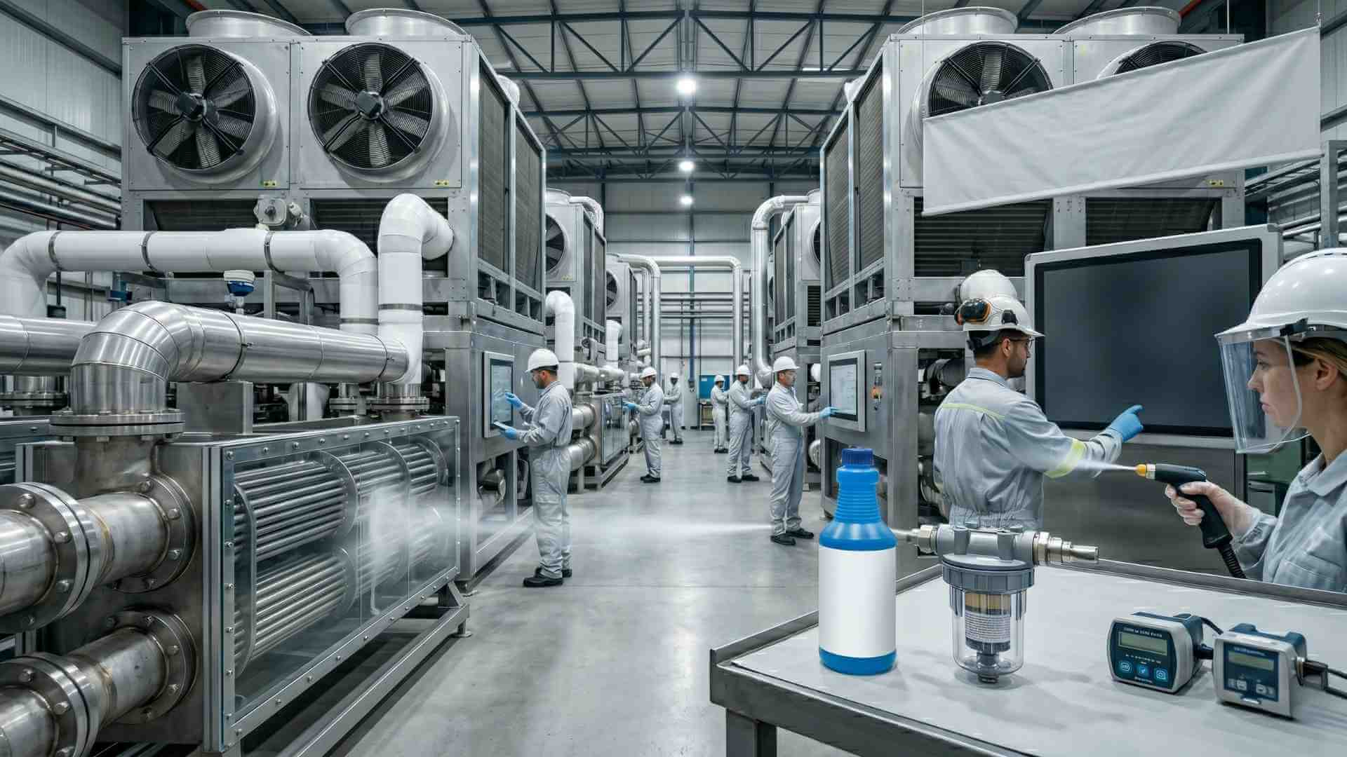 תוכנית תחזוקה נכונה למערכות קירור תעשייתיות